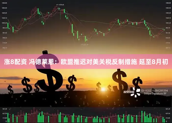 涨8配资 冯德莱恩：欧盟推迟对美关税反制措施 延至8月初
