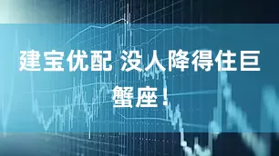 建宝优配 没人降得住巨蟹座！